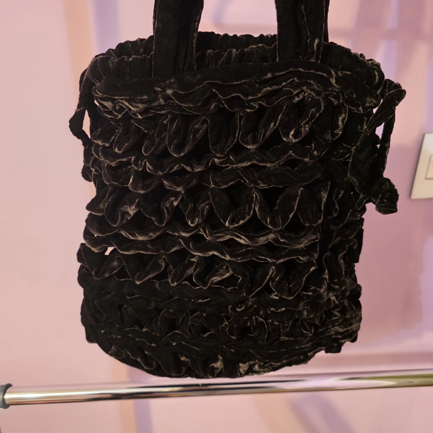 Vintage GIORGIO ARMANI Black Label Borgonuovo 21Velvet  Bag - photo 3