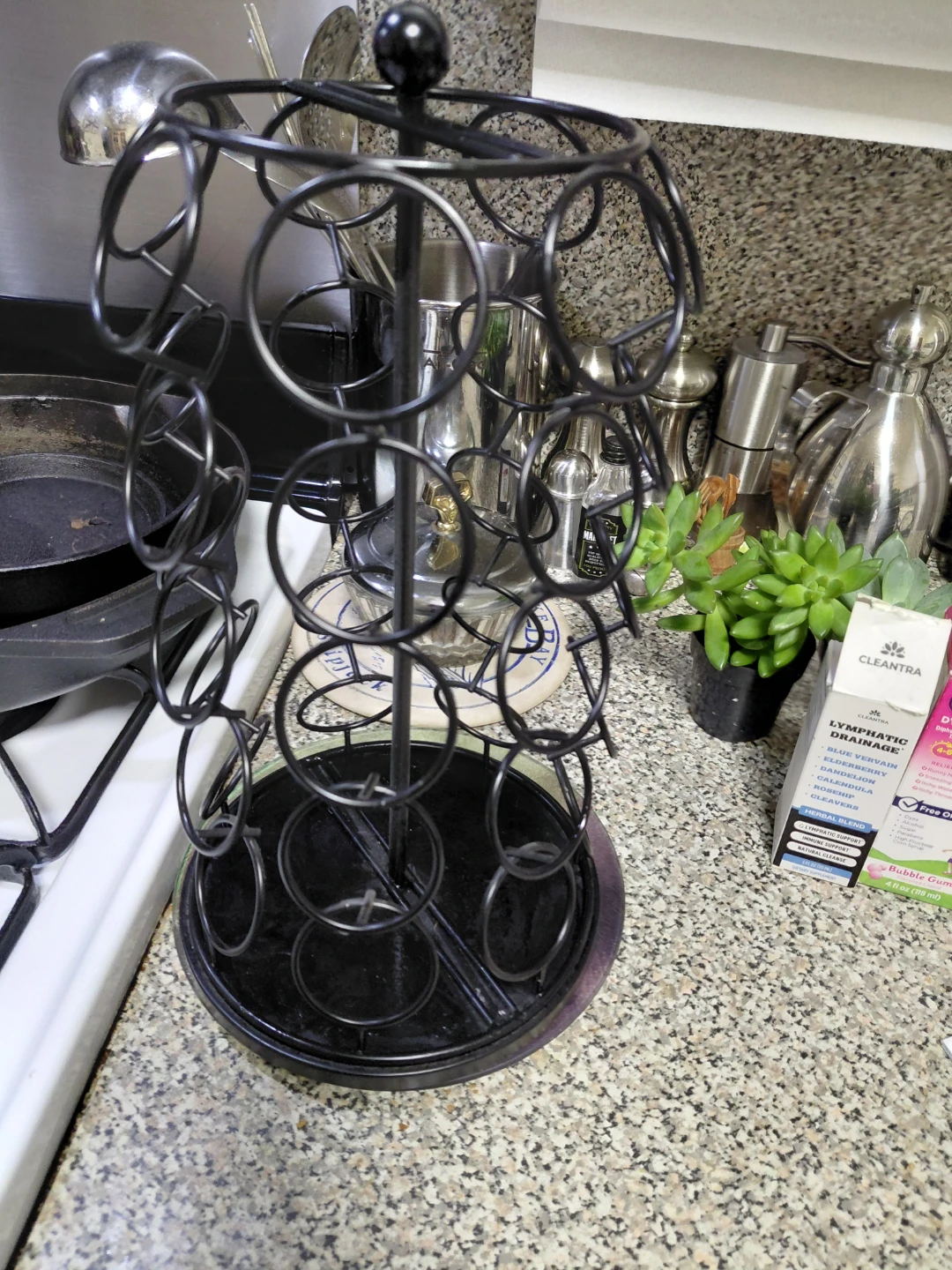 Black Metal Coffee Pod Carousel - photo 2