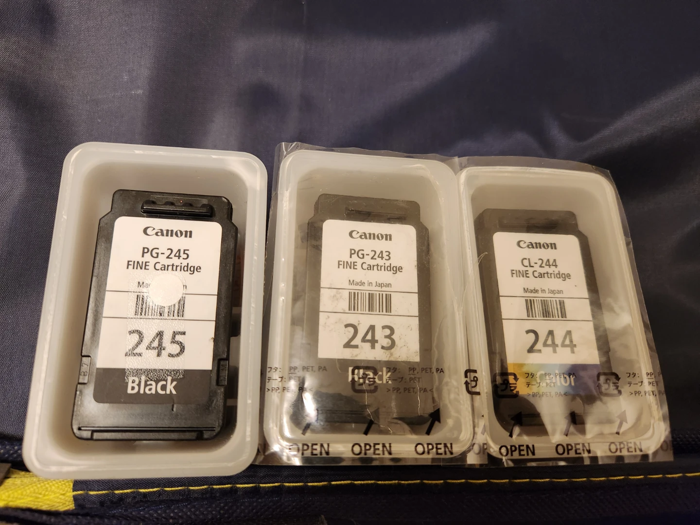Canon PG-245 PG-243 and CL-244 Ink Cartridges