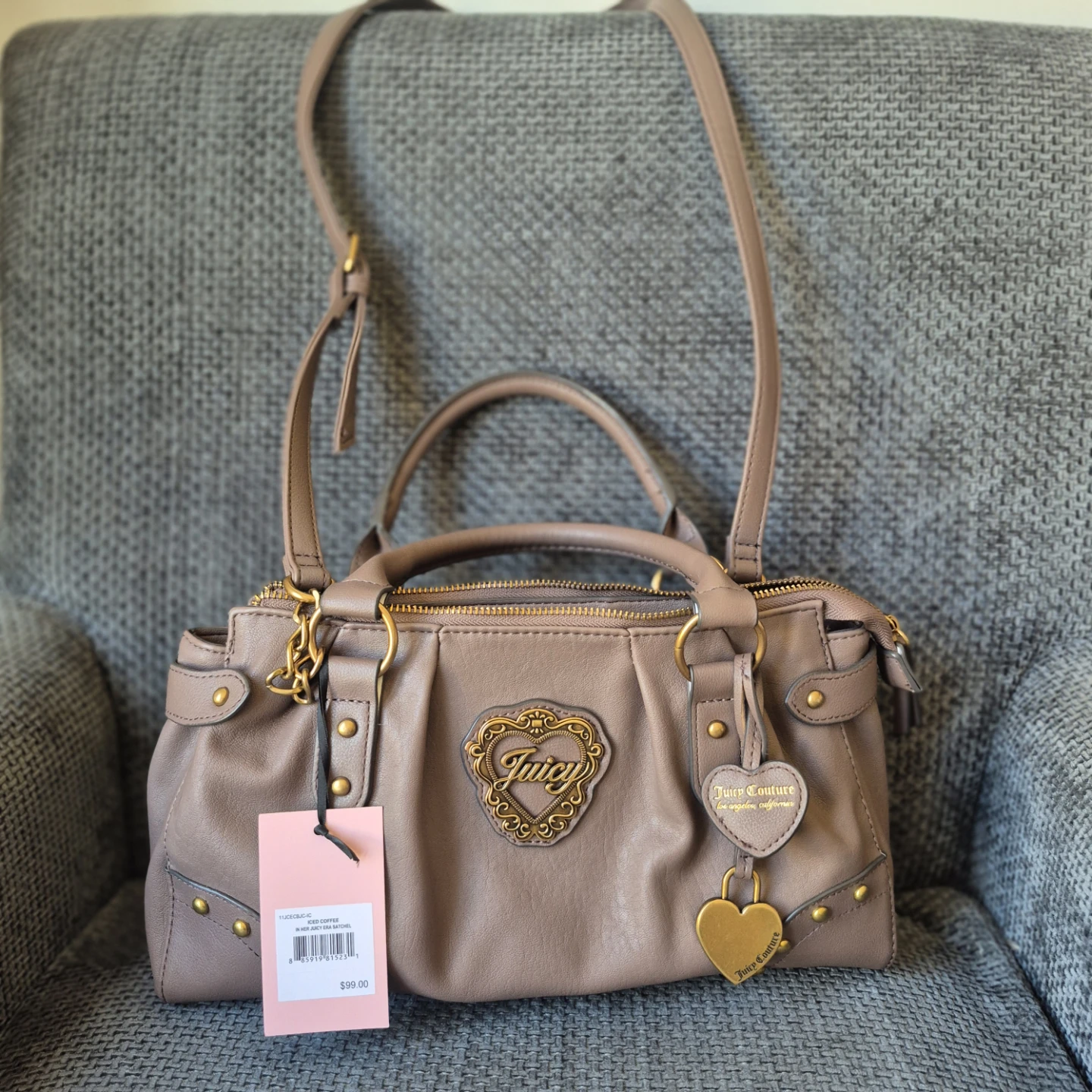 Brand New Juicy Couture  Era Satchel _Crossbody Bag $70 - photo 2
