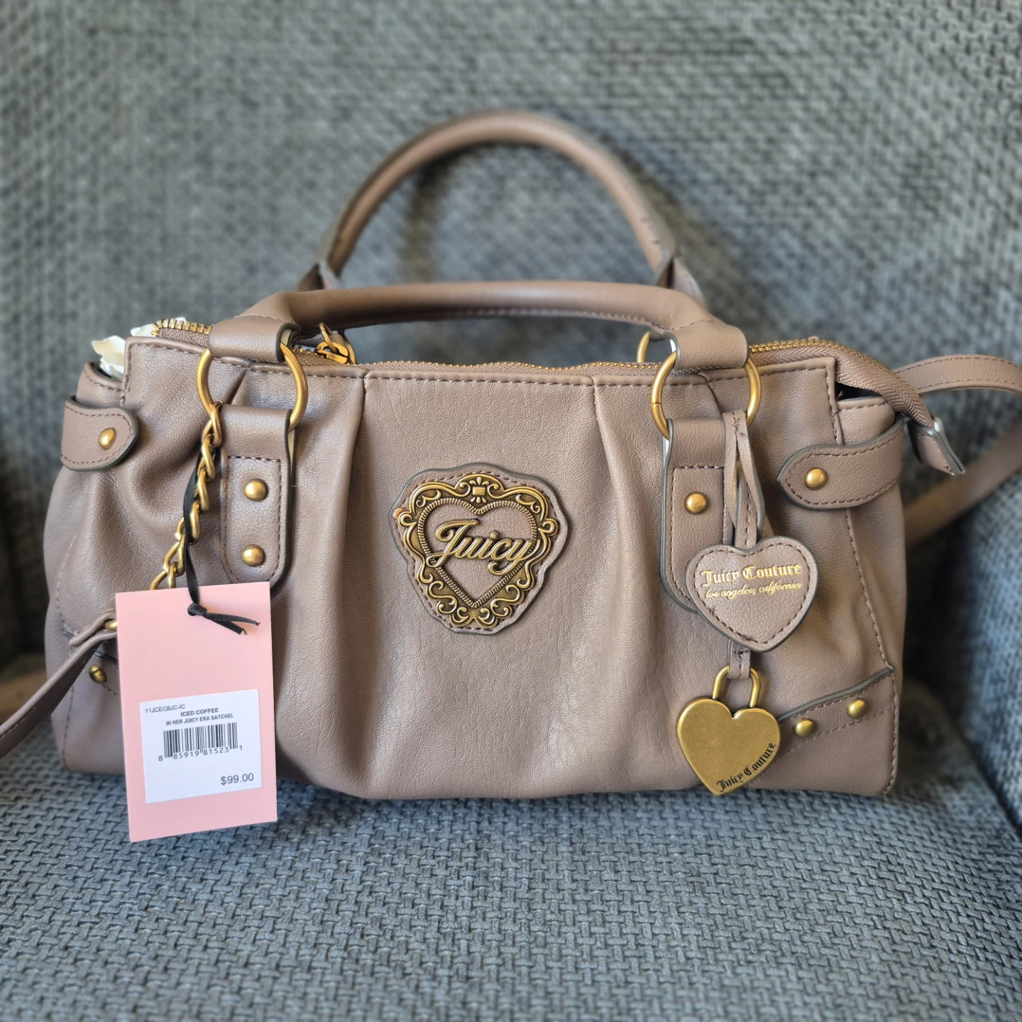 Brand New Juicy Couture  Era Satchel _Crossbody Bag $70 - photo 4
