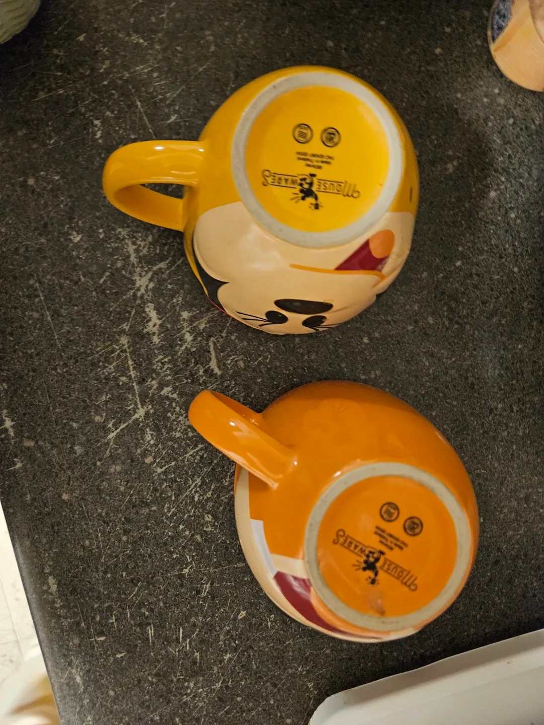 Disney Mousewares Mickey and Minnie Mugs