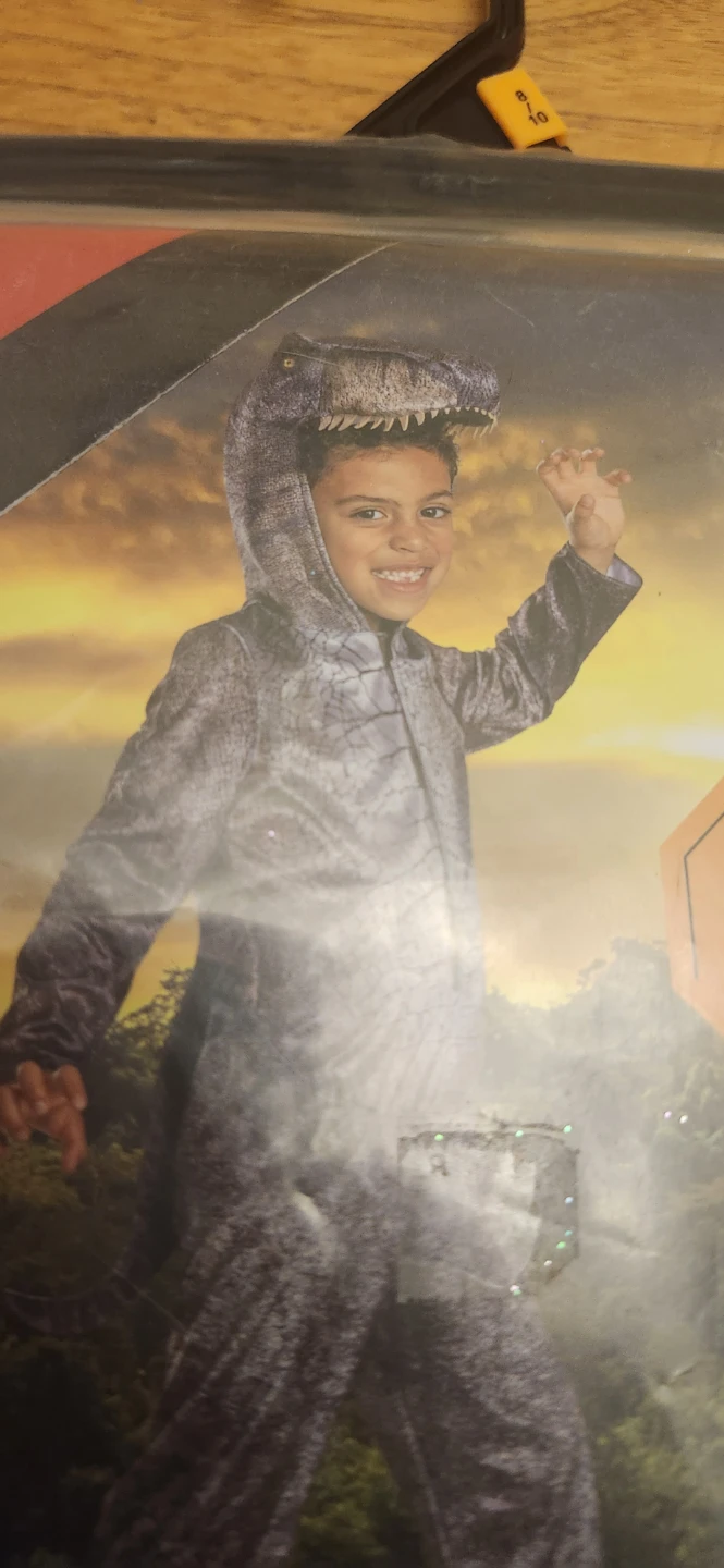 Jurassic World T-Rex Child Costume Size 8-10 - photo 2