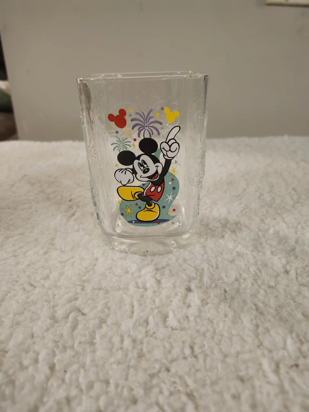 2000 Walt Disney World McDonald's Mickey Mouse Glass