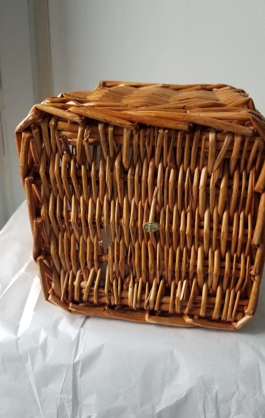 Wicker Storage Basket with Removable Fabric Liner - photo 5