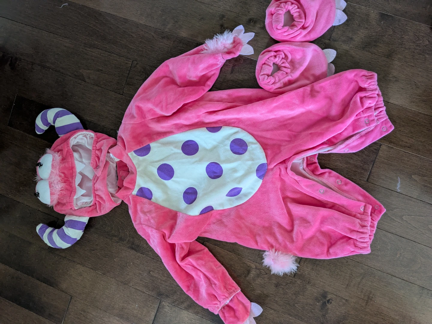meng bei bei Pink Monster Costume 80