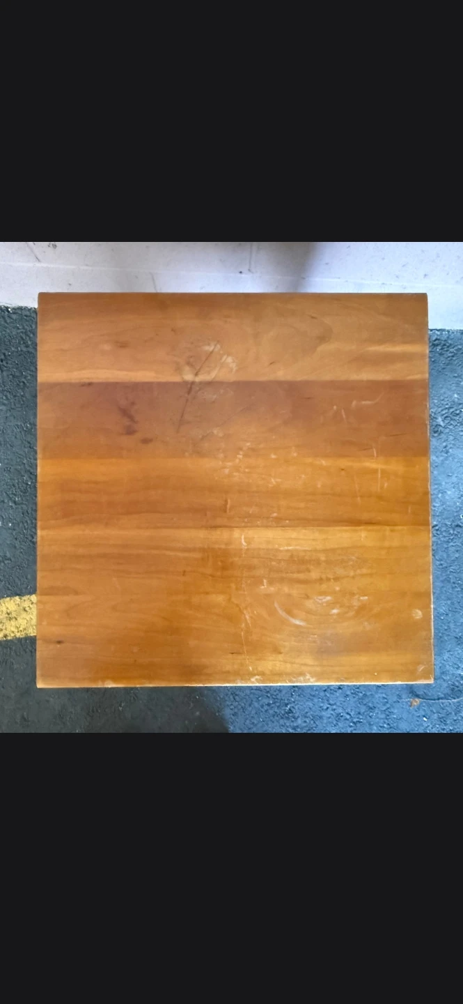 Wooden side table with drawer - photo 4