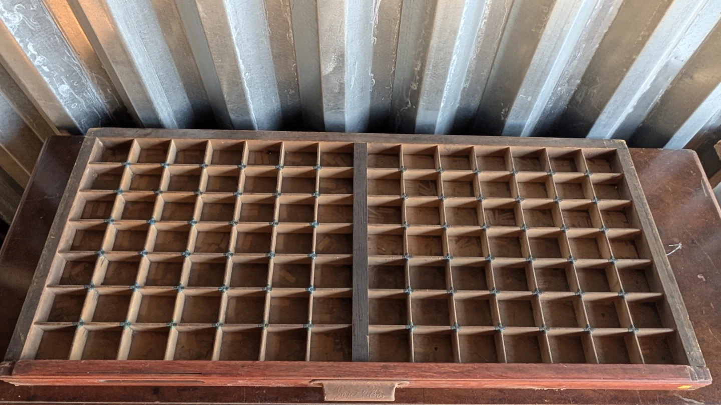 Vintage Joyce & Co. Letterpress Printer Drawer - photo 2
