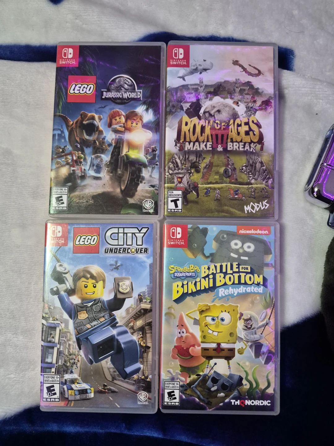 4 Nintendo Switch Games Bundle