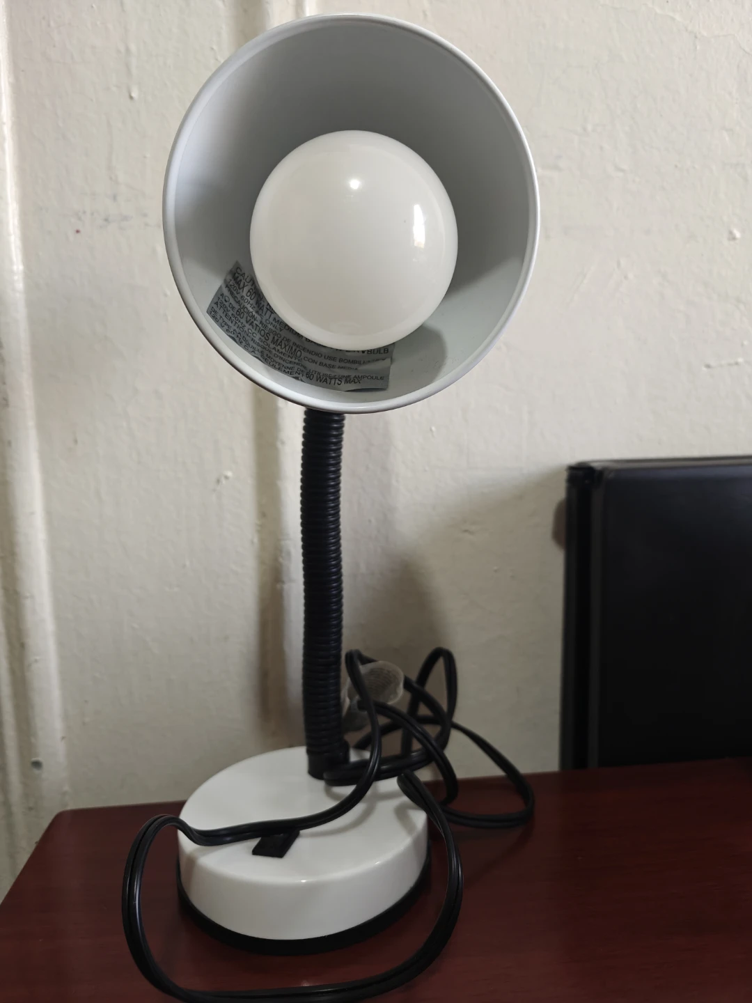 Adjustable White Desk Lamp