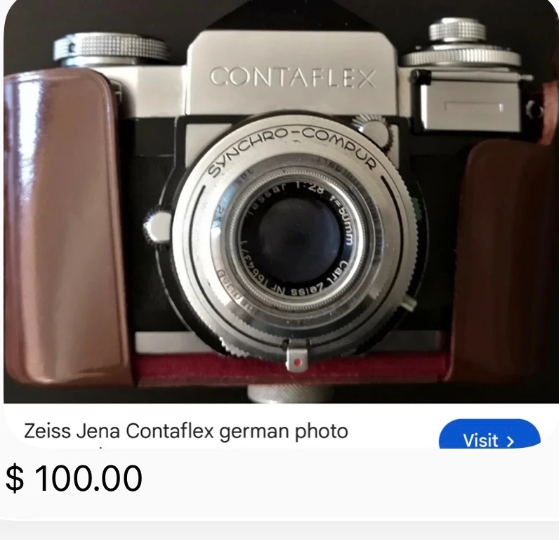 Zeiss Ikon Contaflex Film Camera