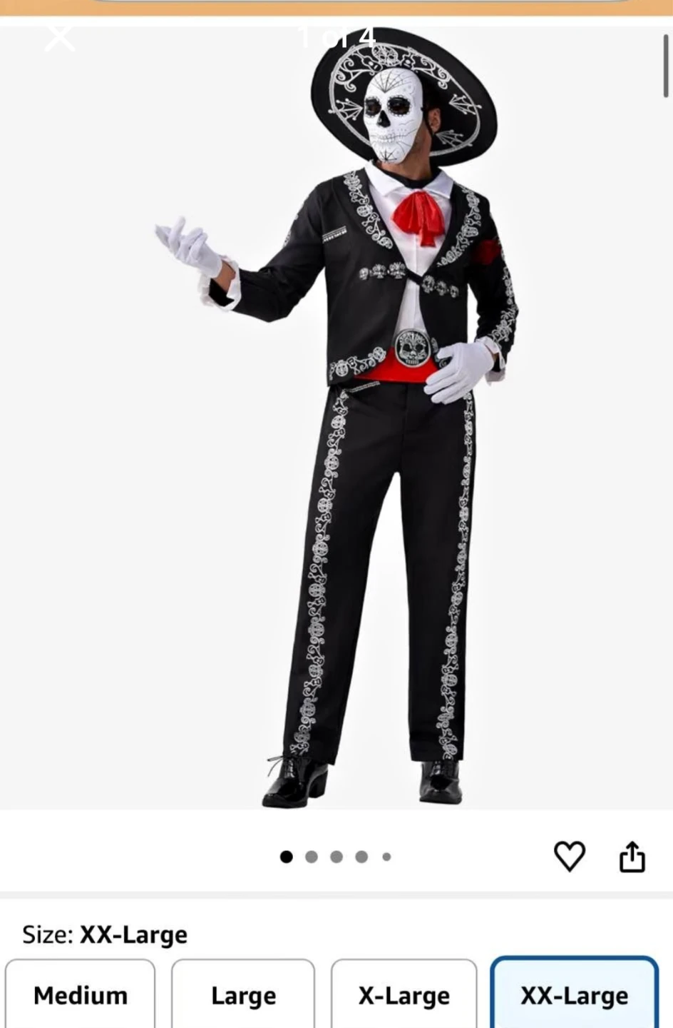Day of the Dead Mariachi Costume