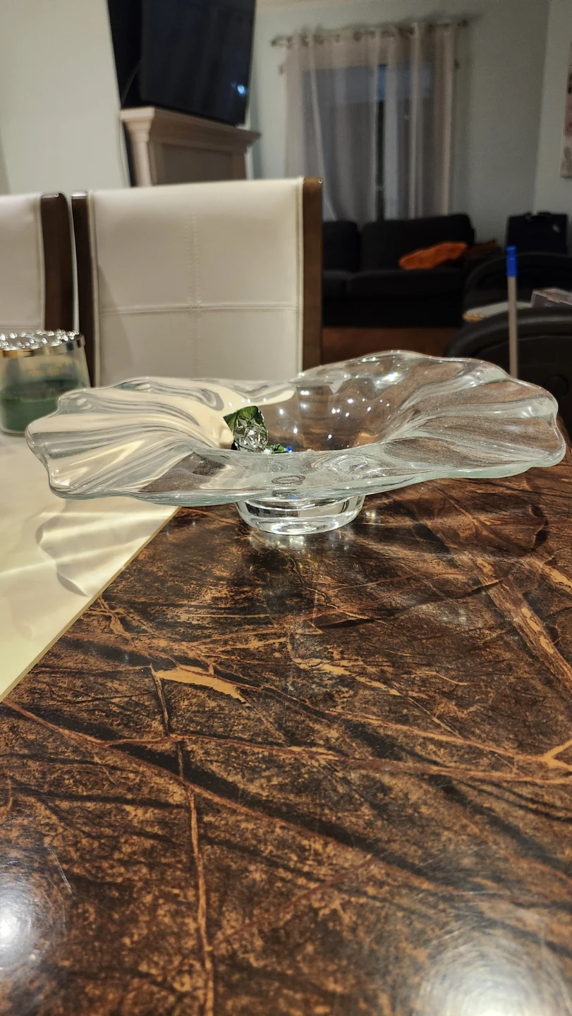 Mikasa Glass Decorative Bowl
