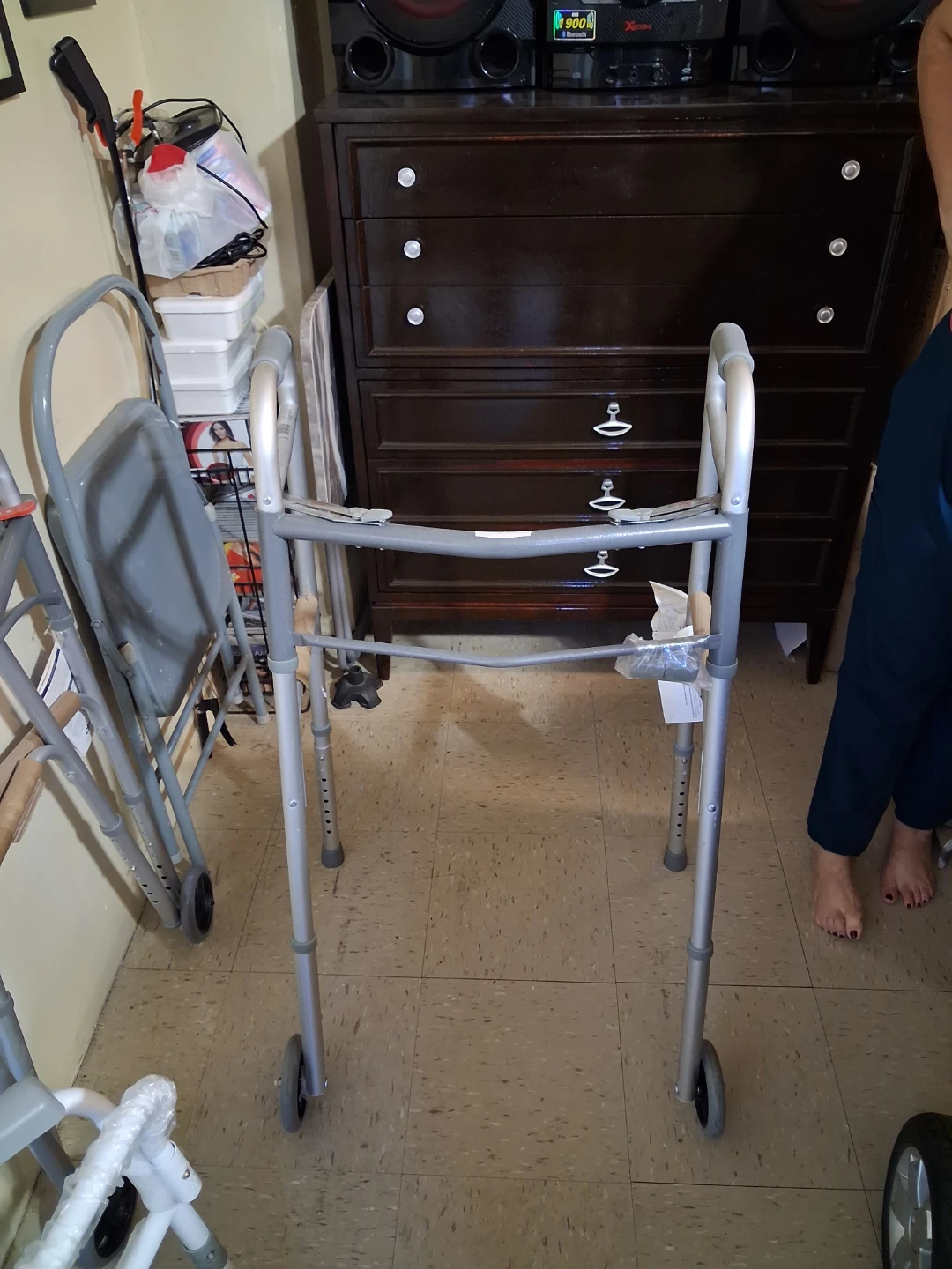 Medical Folding Walker with Wheels