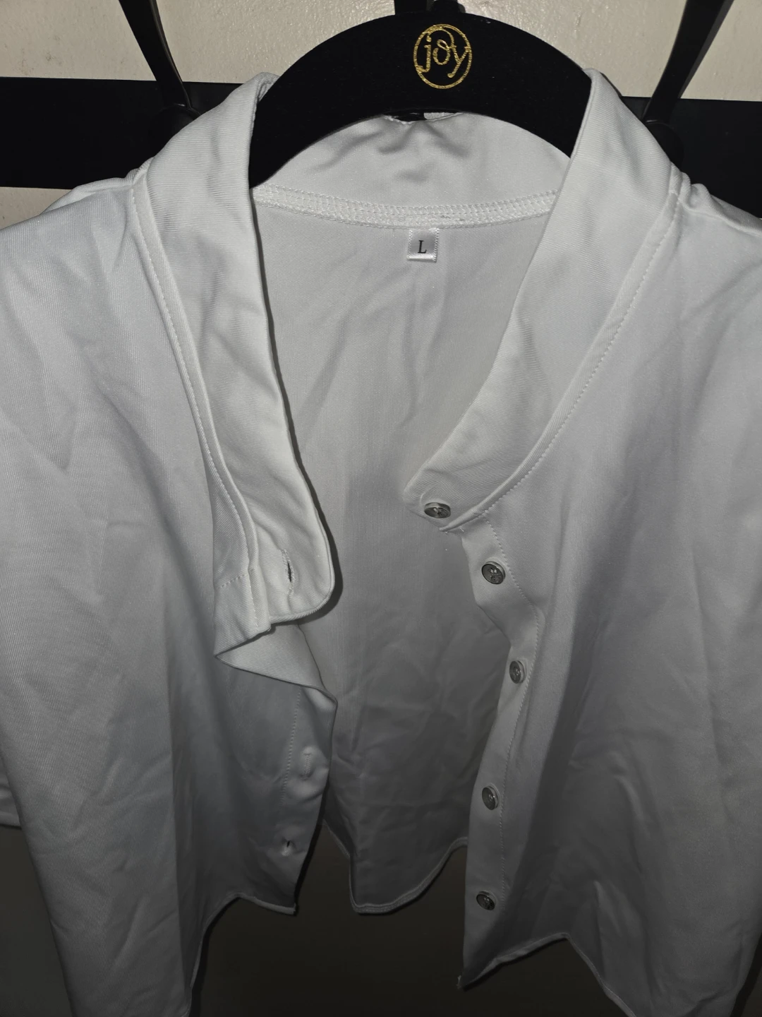 Unbranded White Cropped Top in a Ladies L - photo 3