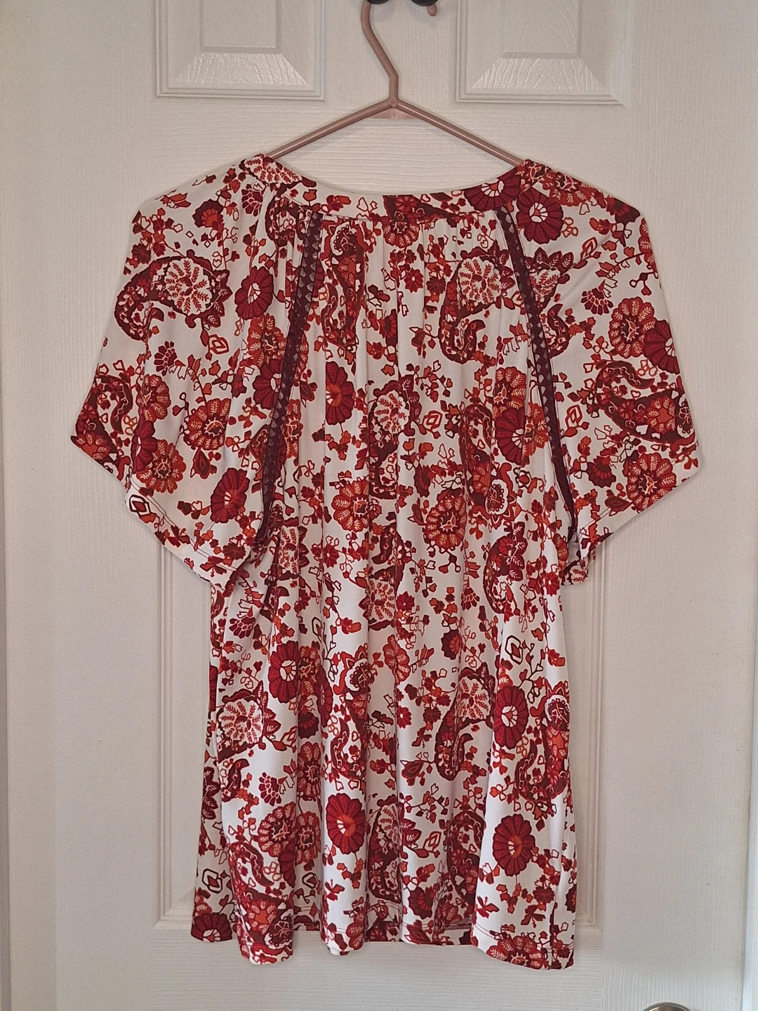 Cleo Petites Floral Print Blouse Size L - photo 2