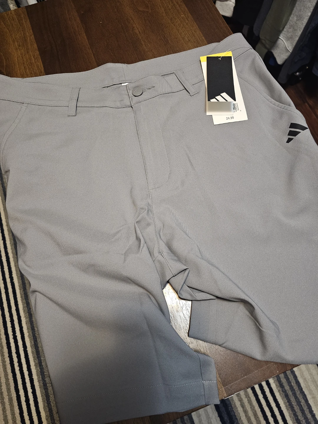 Adidas Men's Shorts - Grey - Size 32 - photo 3