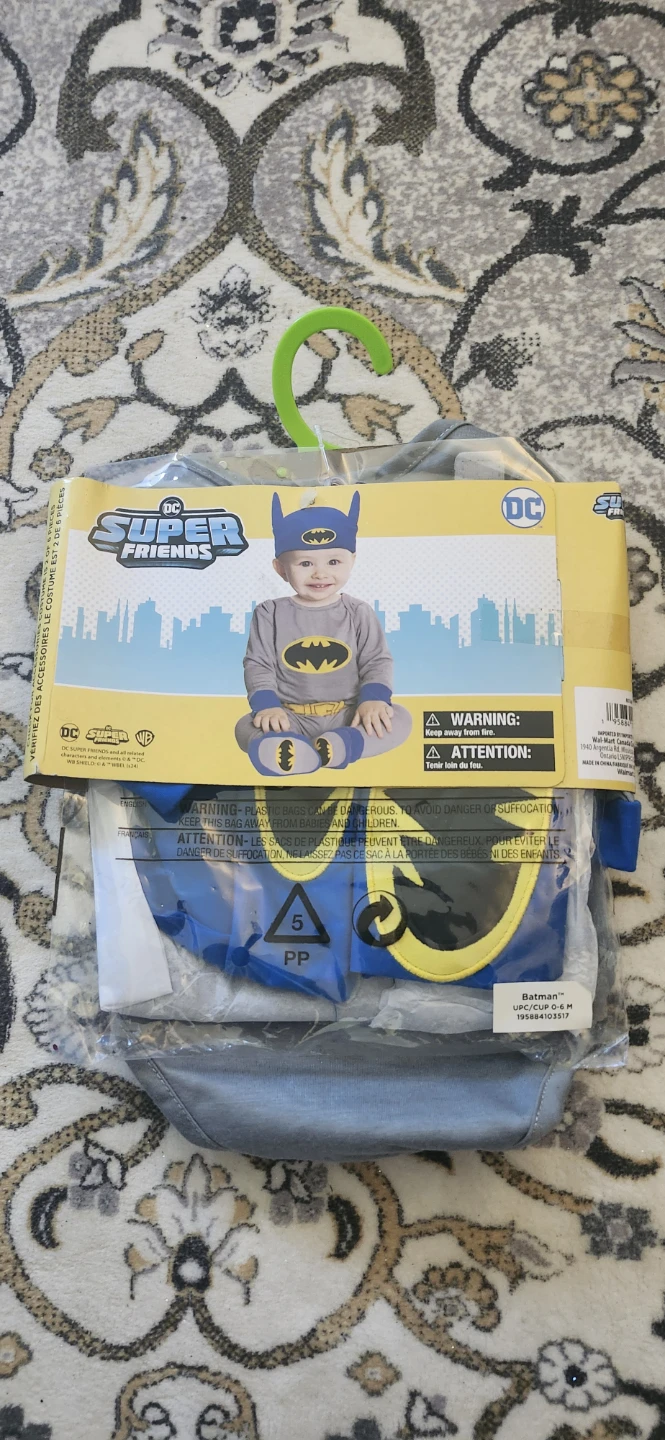 Rubies DC Super Friends Batman Costume 0-6M - photo 2