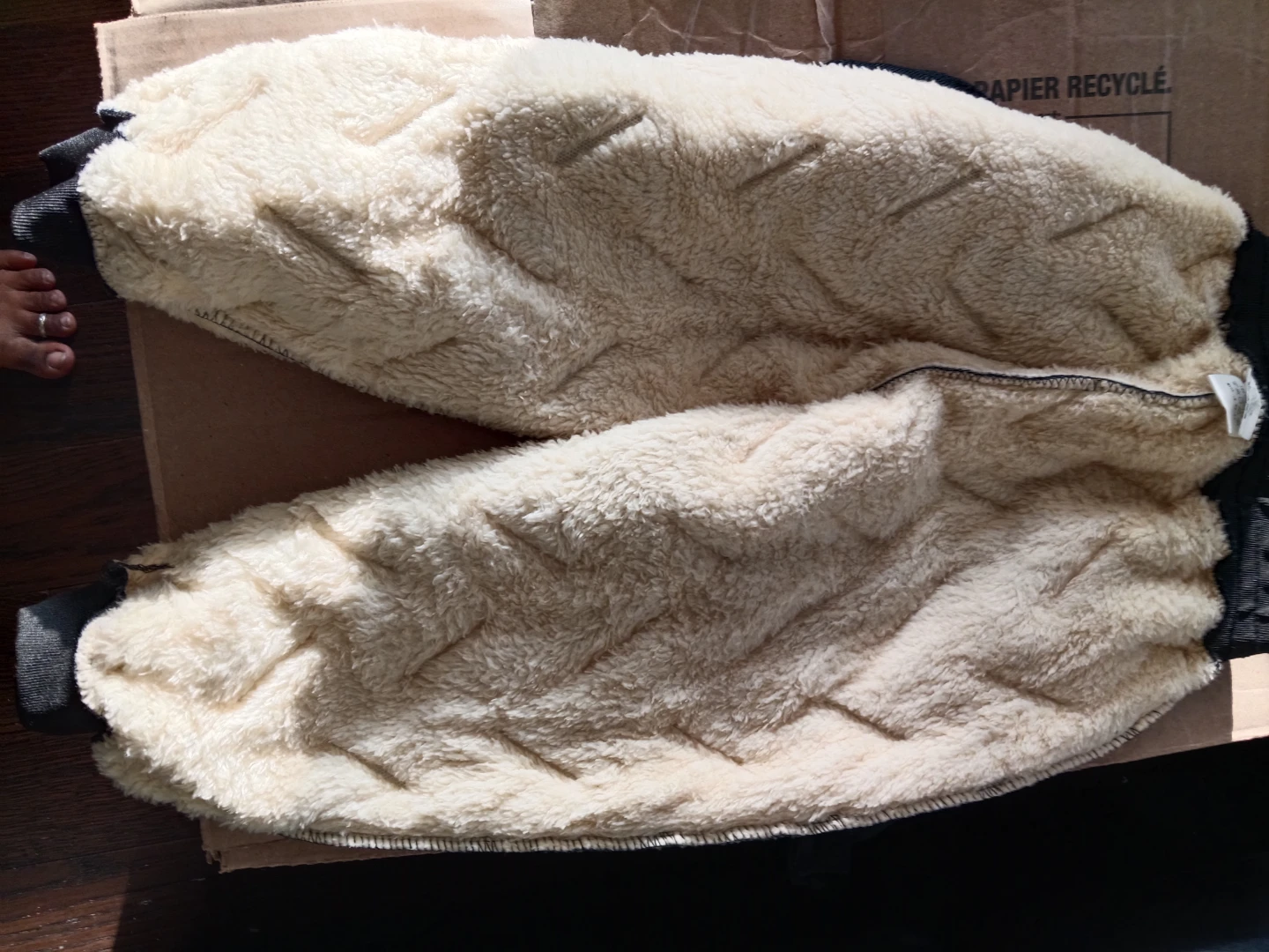Kids Black Quilted Winter Pants - photo 2