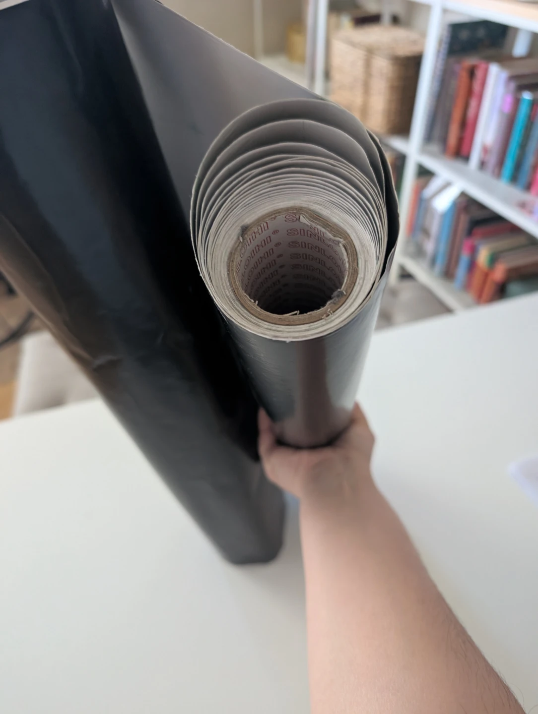 Sinlohi Black Adhesive Contact Paper Roll - photo 2