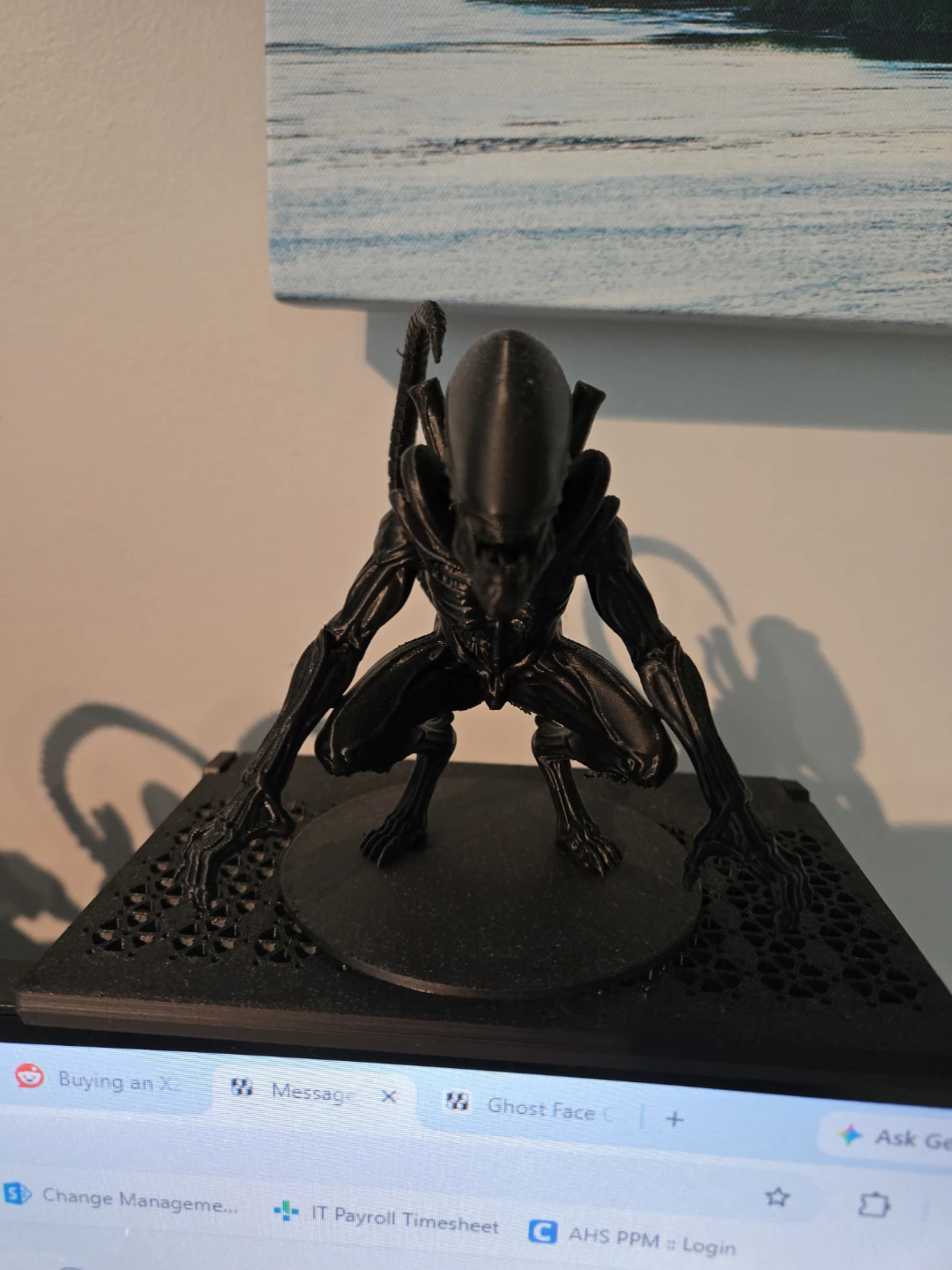 3D Printed Alien Xenomorph Figure - photo 2