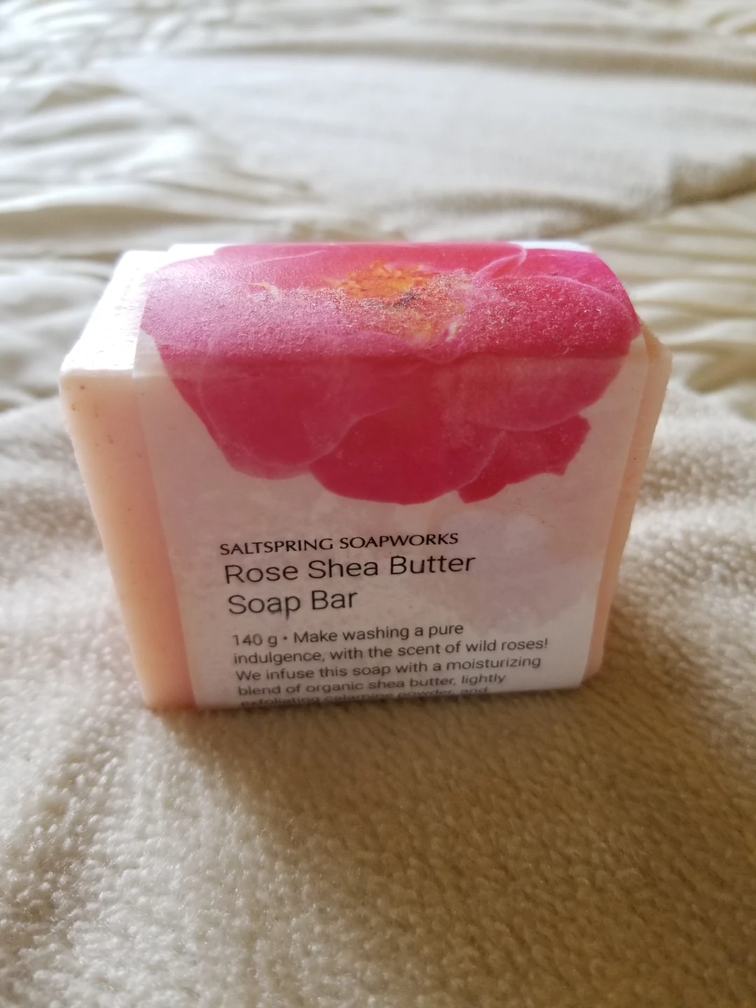 Saltspring Soapworks Rose Shea Butter Soap Bar