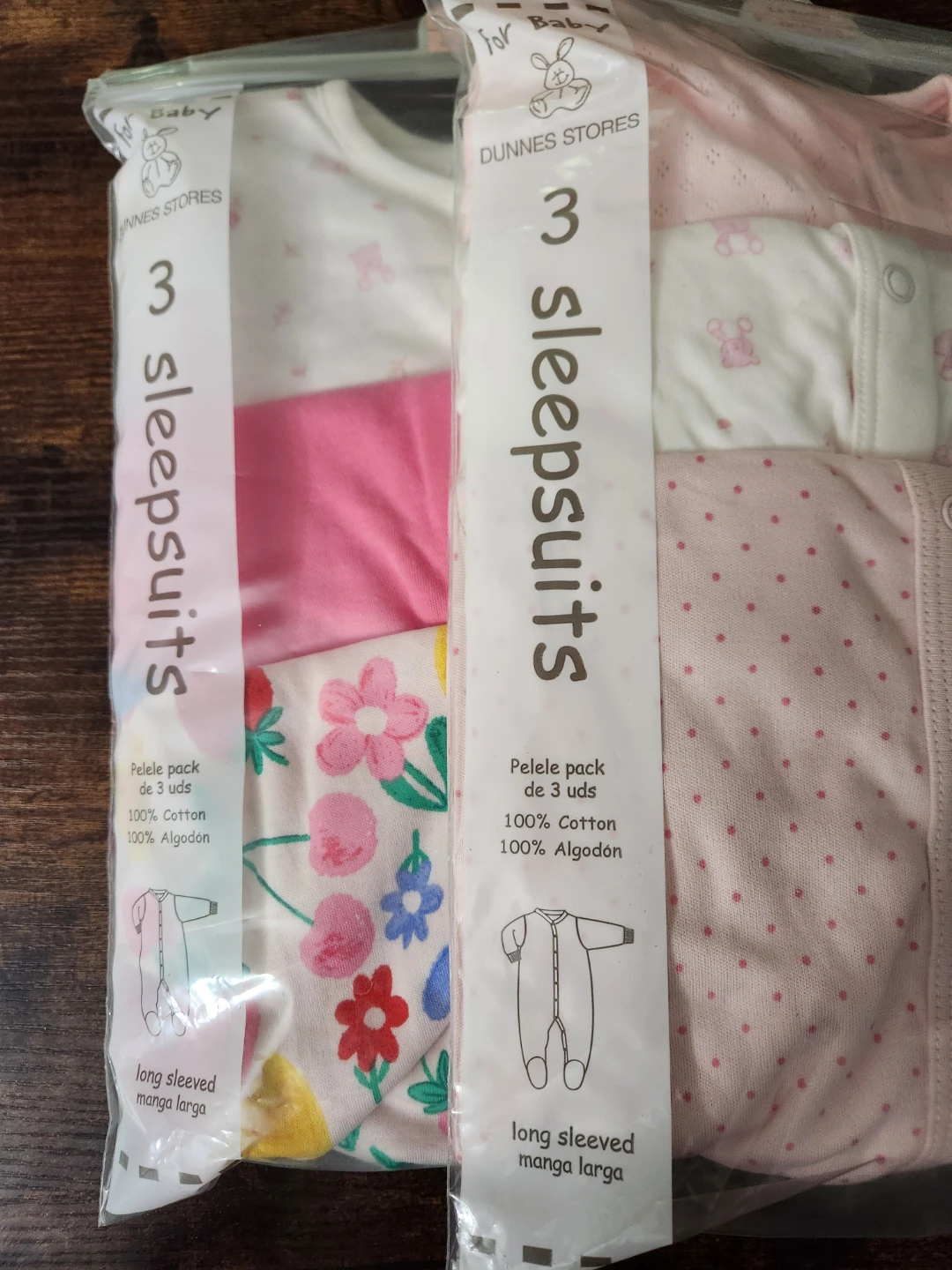 Dunnes Stores Baby Sleepsuits 3-6 Months - photo 5
