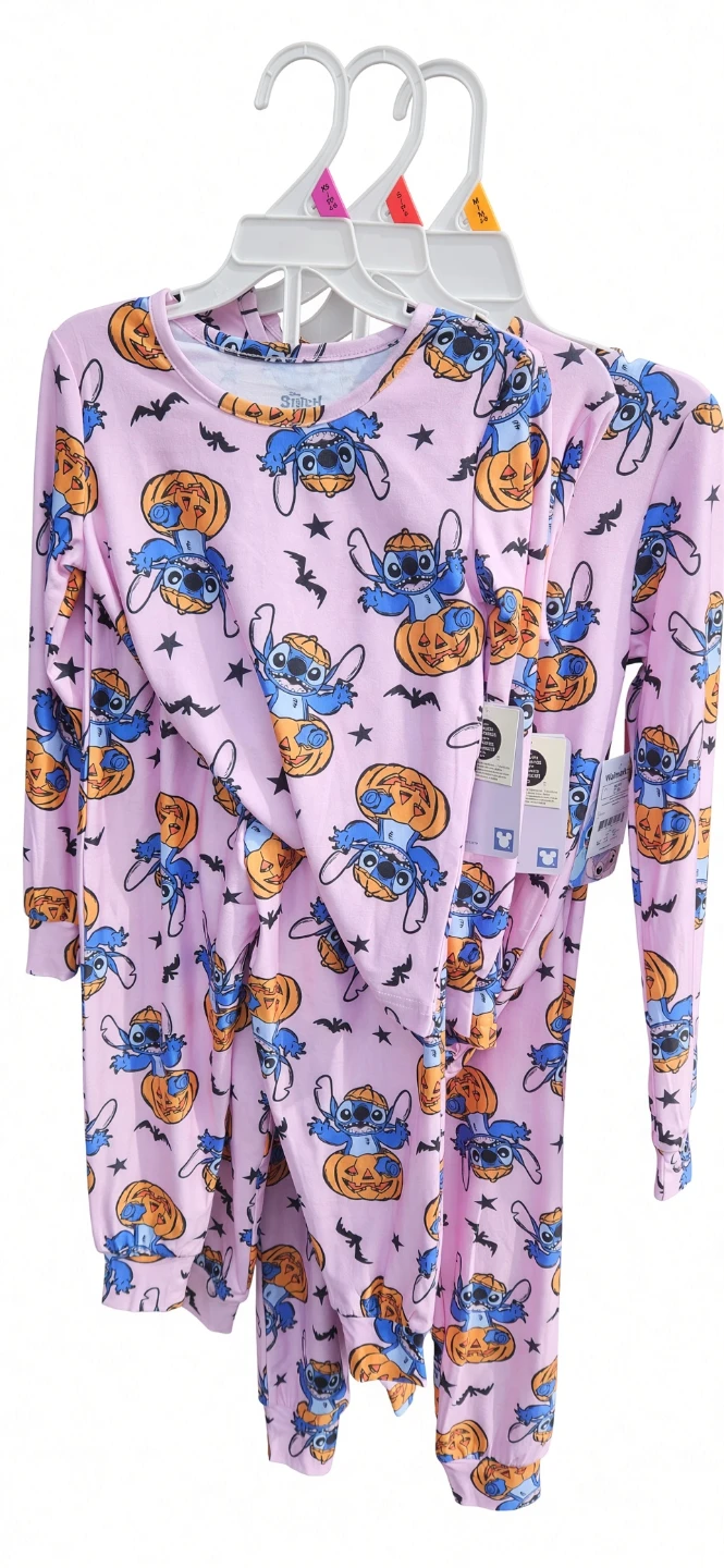 Disney Stitch Halloween Pajamas – Sizes 4/5, 6, 7/8 –