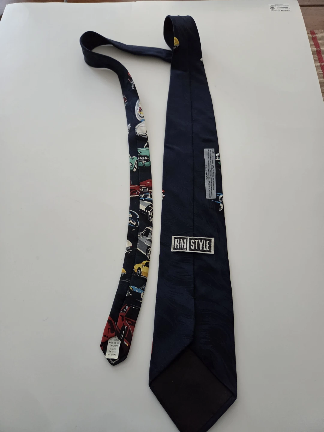 RM Style Chevrolet Corvette Theme Necktie - photo 3
