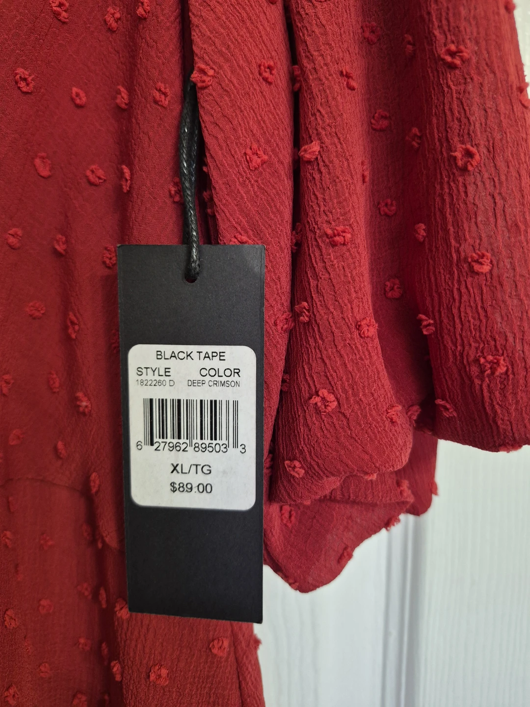 Beautiful Ladies Size XL Burgundy DRESS - photo 3