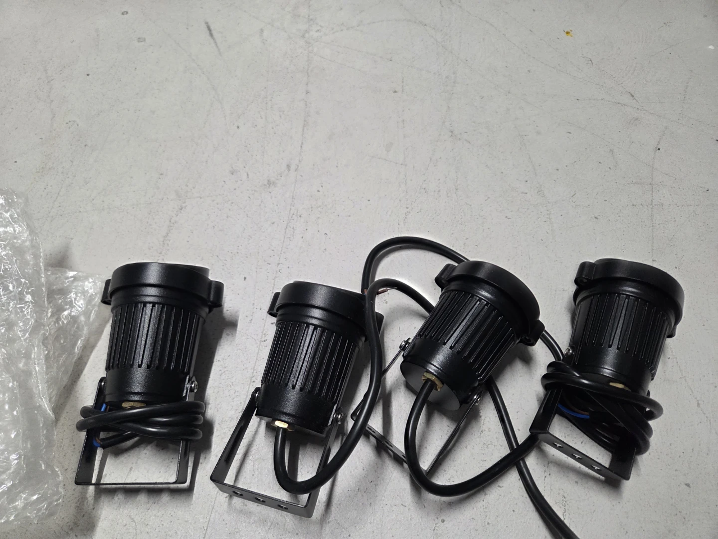 Set of 4 Black LED Spotlights - photo 5
