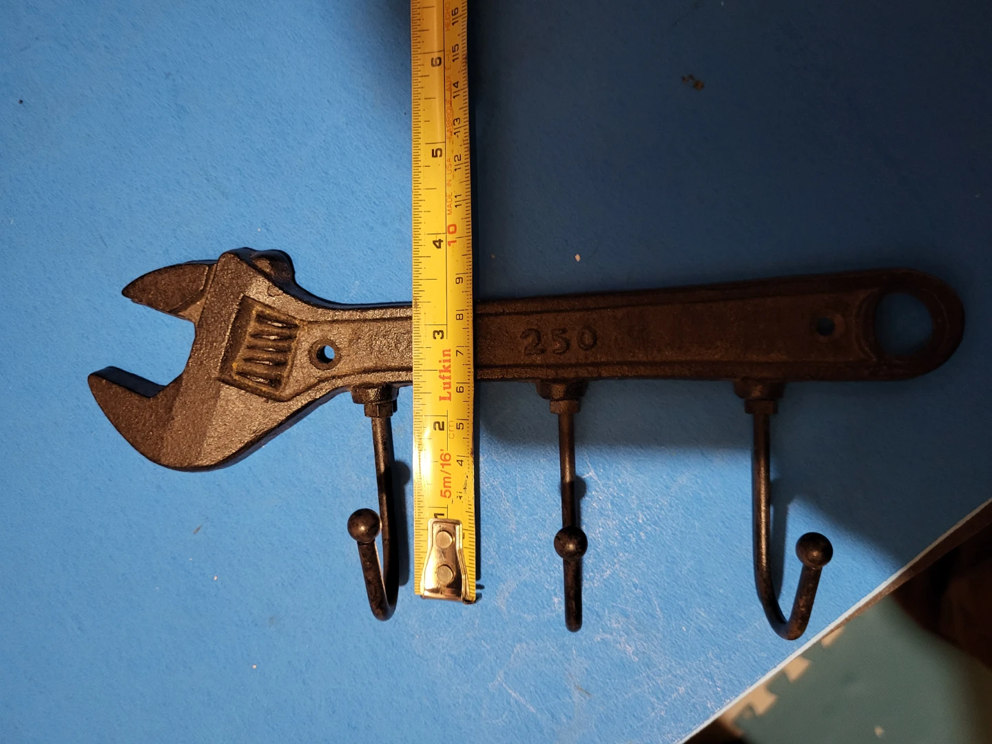 Cast Iron Wrench Wall Hook - photo 4