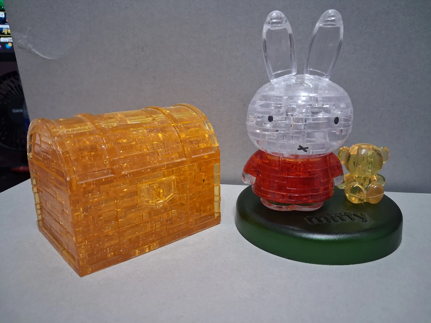 Moving ✨️ Miffy and Treasure Chest 3D Crystal Puzzles