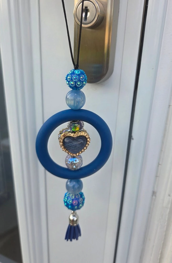 Beaded Car Mirror Hanging Ornament