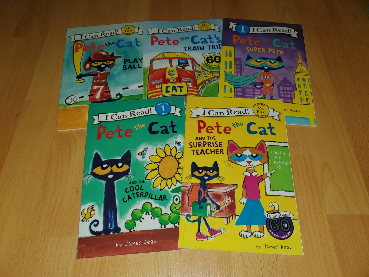 ($3 each, or $10 for all 5 books) Pete the Cat I Can Read Books