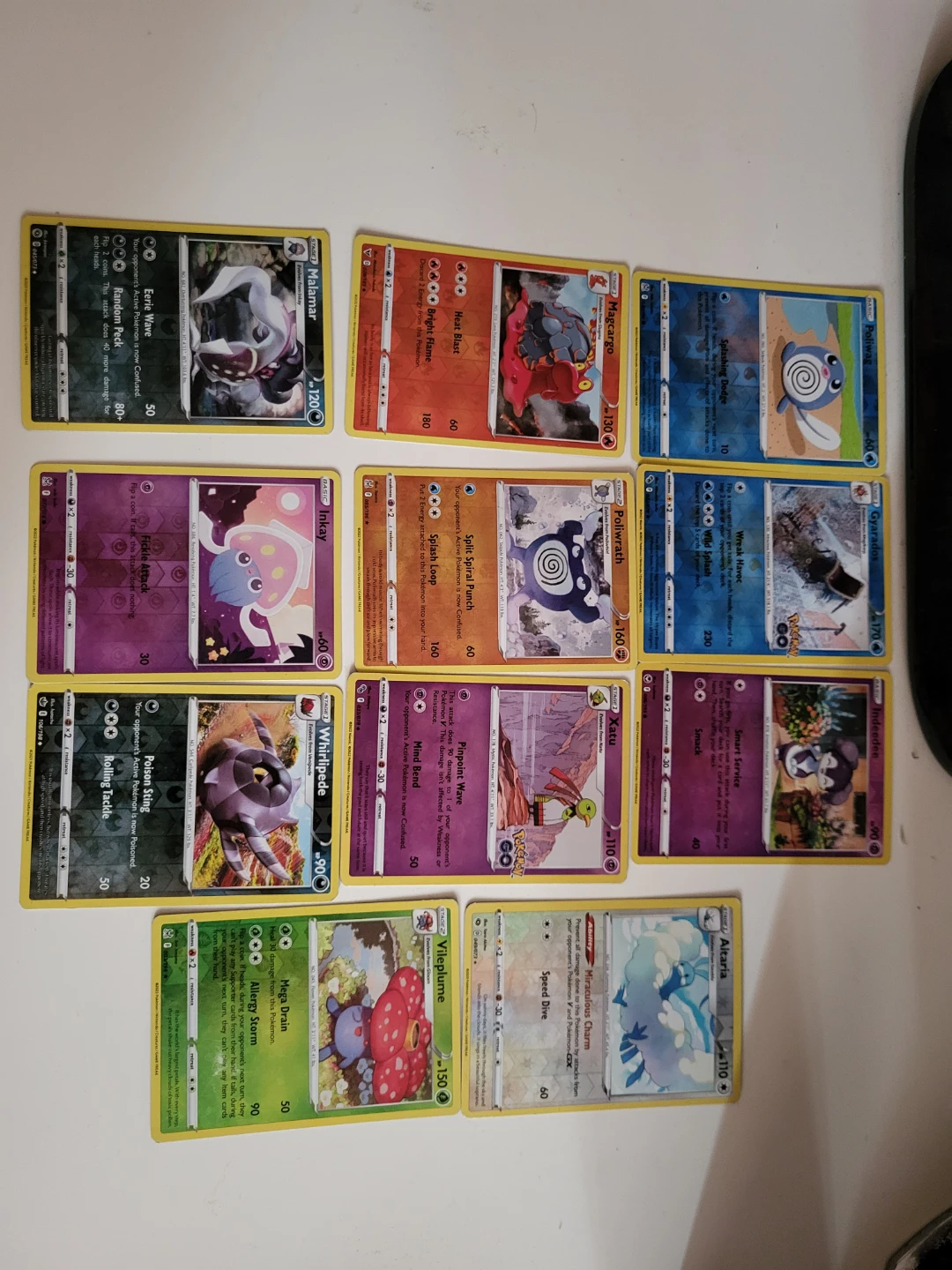 Set of 11 Pokemon Trading Cards