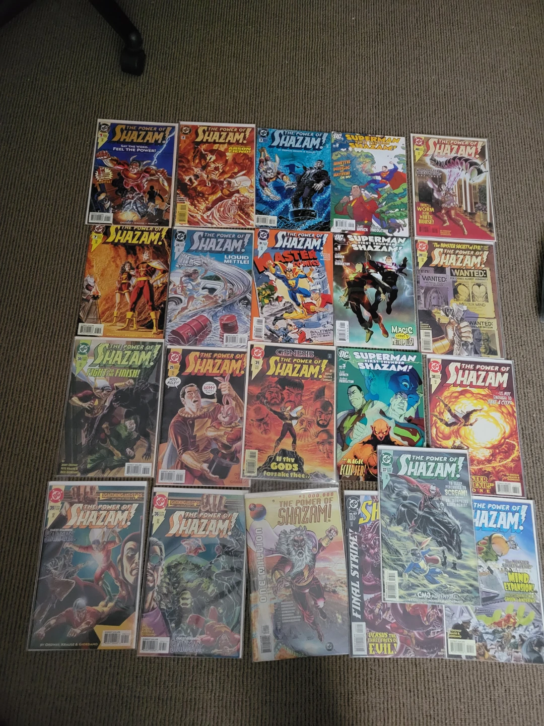 Collection of The Power of Shazam! Comic Books