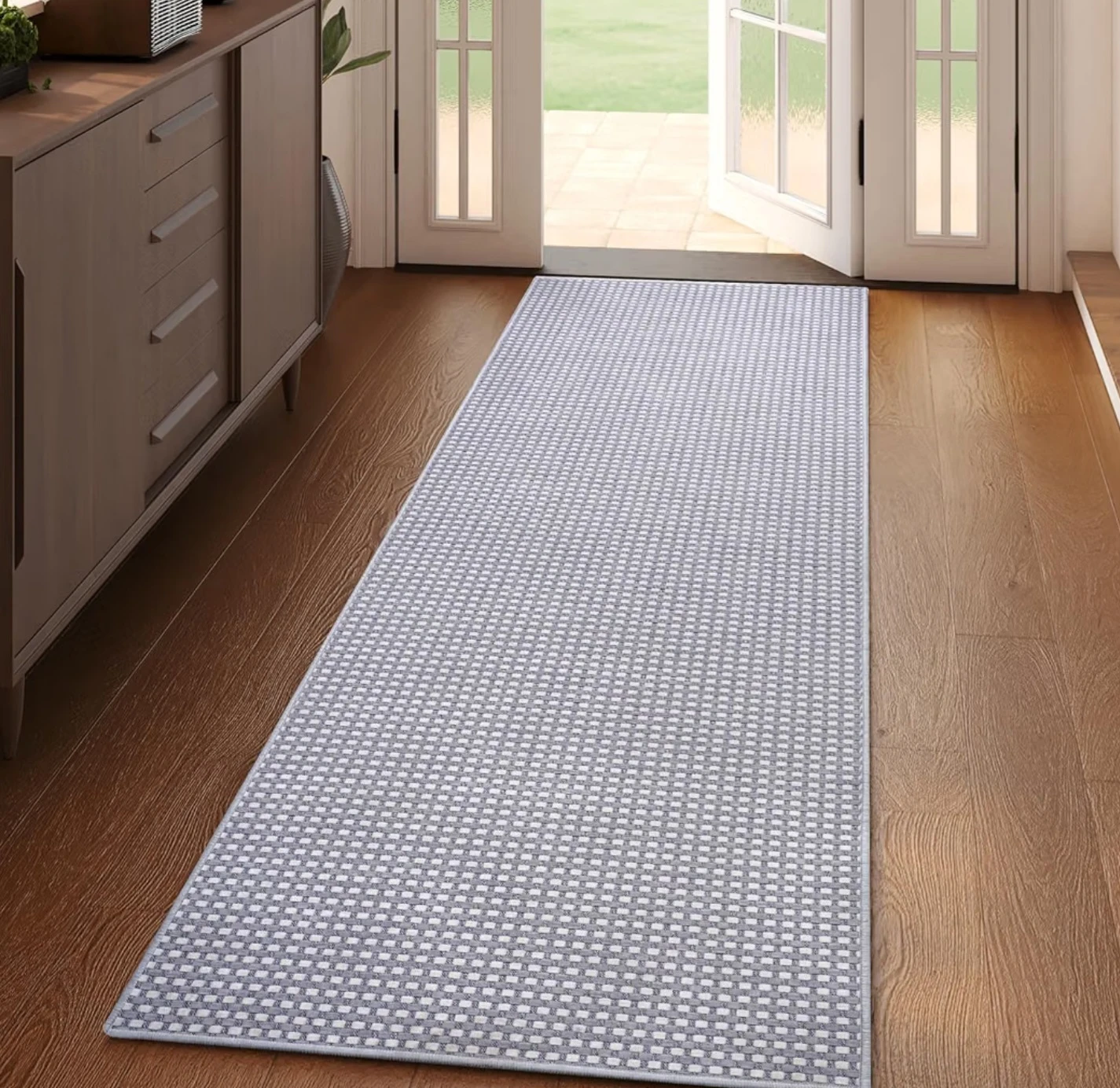 Woven Grey Runner -  New