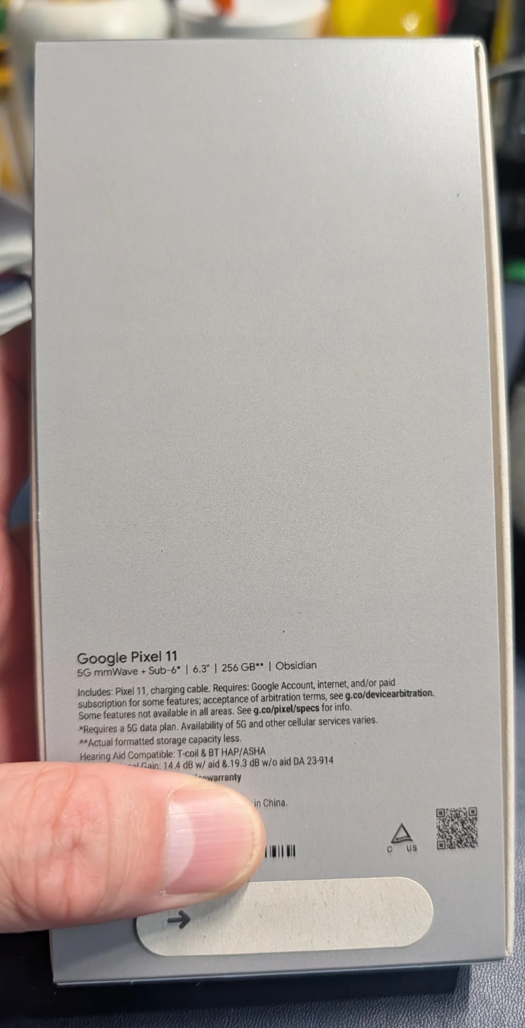 NEW Pixel 11 Black unlocked 256GB - photo 3