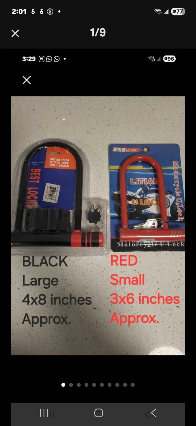 Bike Helmet,Bell,LED Light,Steel ULock,Cable Lock+Bike parts