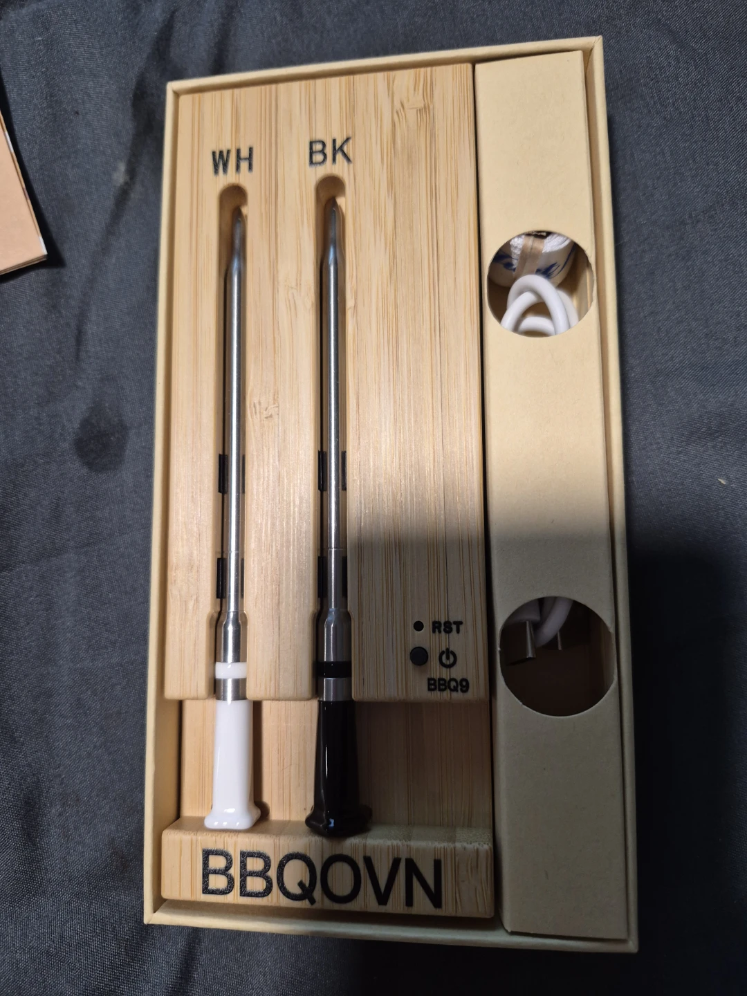 BBQOVN Wireless Meat Thermometer Dual Probes