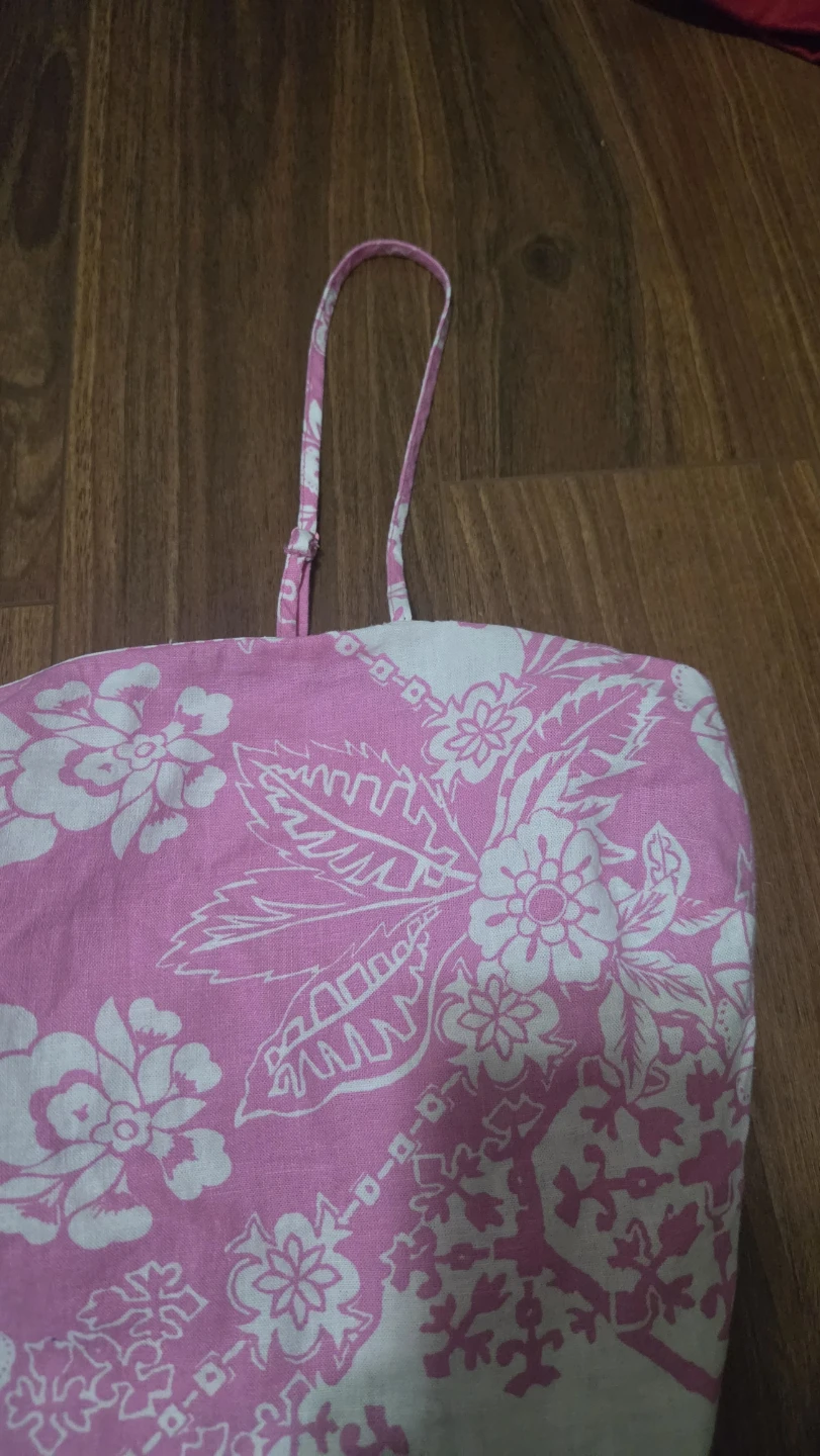 American Eagle Floral Print Tie-Back Crop Top - photo 3