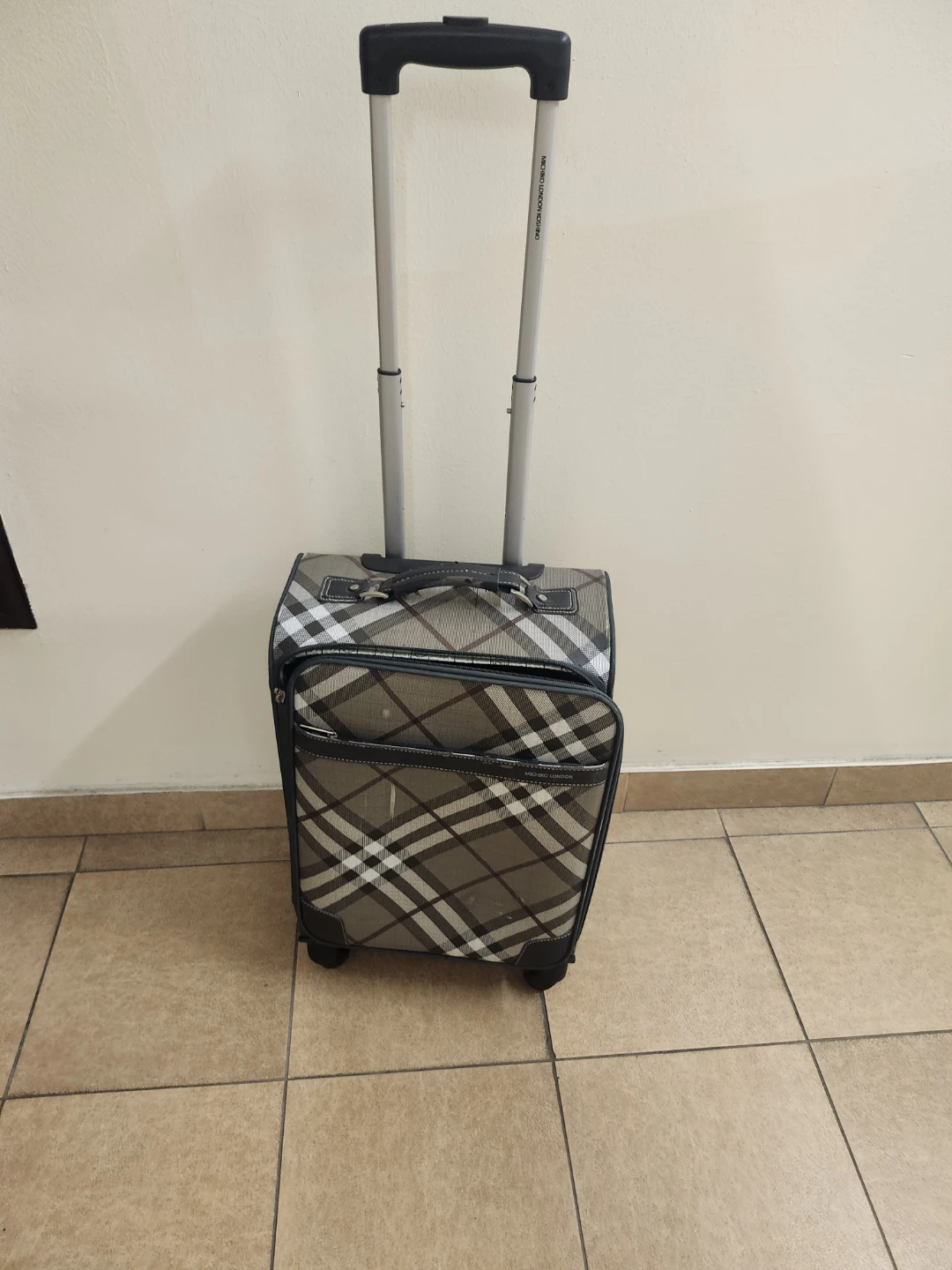 Michiko London Plaid Suitcase