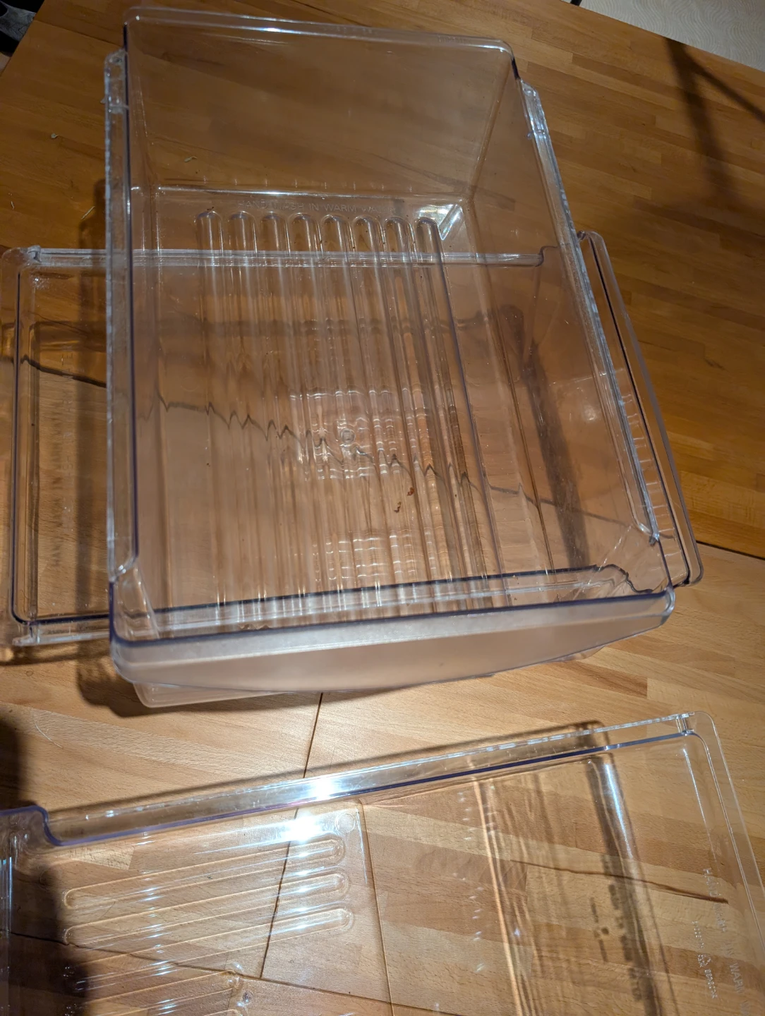 Refrigerator bin drawers - Frigidaire 24034480.