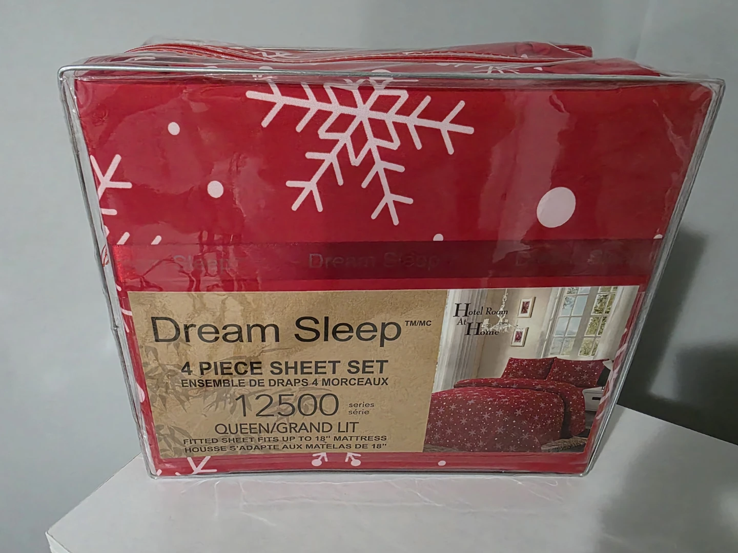 Dream Sleep 4-Piece Queen Sheet Set