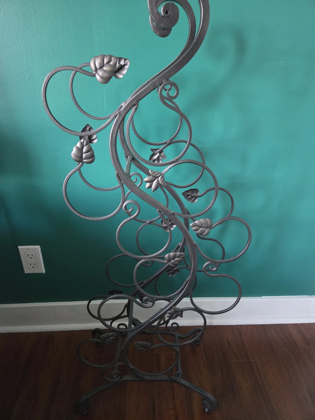 Wrought Iron Wine Rack