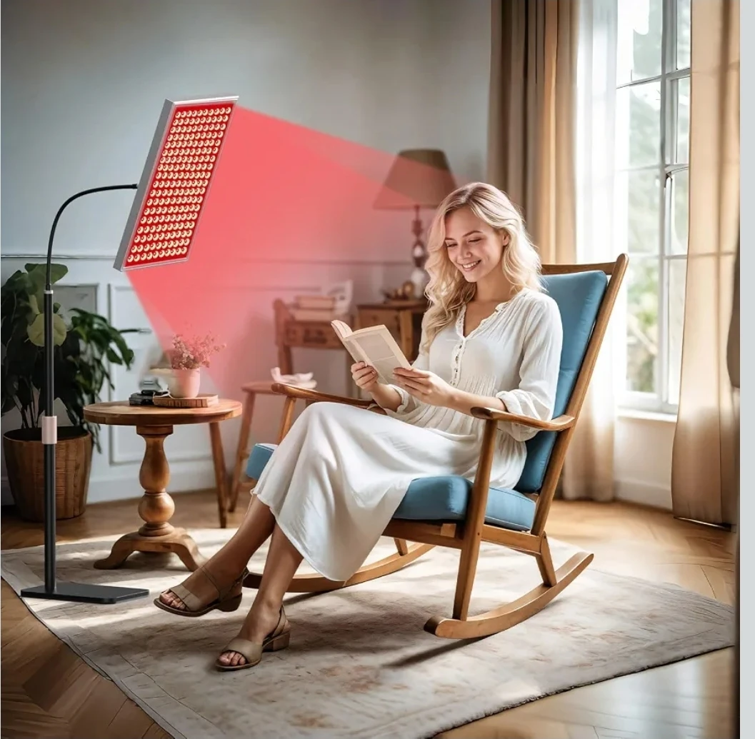 Red Light Therapy Panel with Adjustable Stand - photo 2