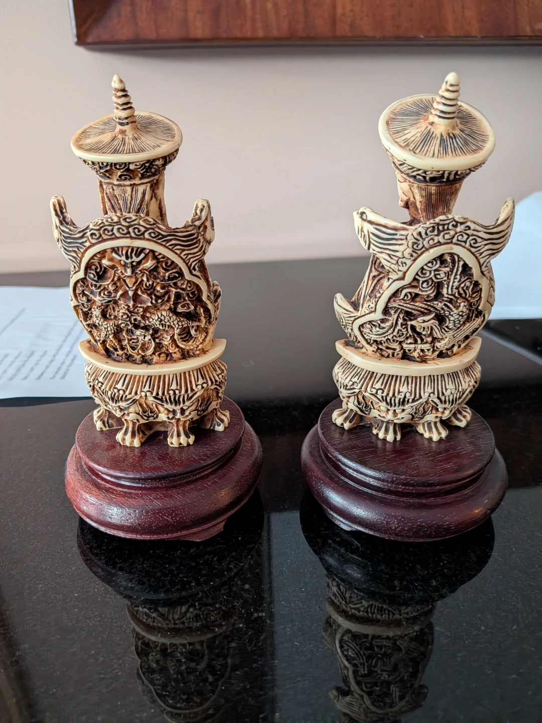 Vintage Chinese Emperor and Empress Figurines - photo 4
