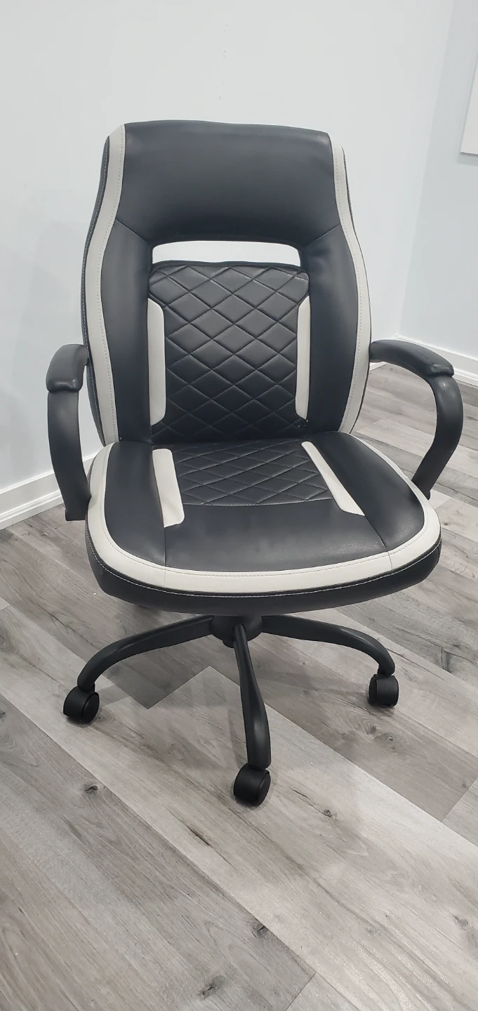 True Innovations - Black & White Office Task Chair