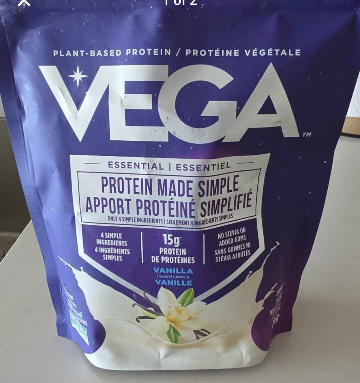 Vega Essential Vanilla Plant-Based Protein
